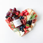 Load image into Gallery viewer, date night heart platter with jam
